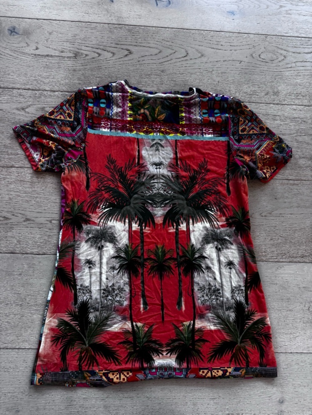 Johnny Was Floral Top, S Multicolor Bamboo Blouse - Picture 2 of 5
